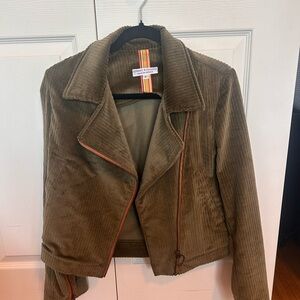 Street and Saddle Green Corduroy Jacket